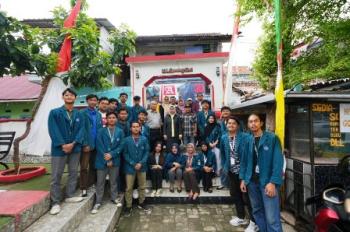 Inovasi Portal Fingerprint Karya Mahasiswa KKN Unila Tingkatkan Keamanan Lingkungan